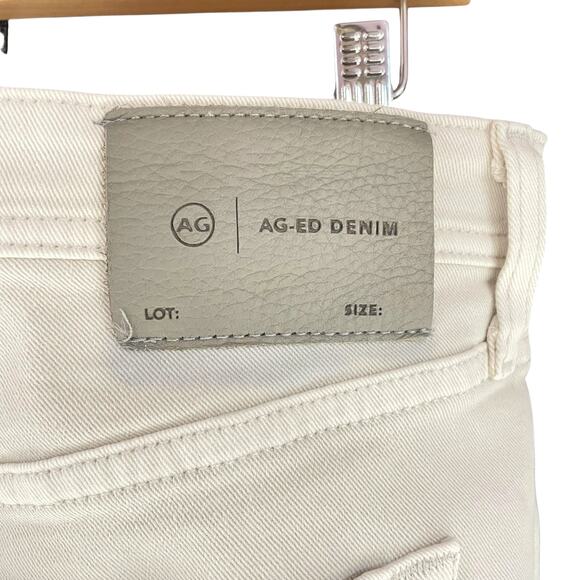 AG JEANS The Graduate Tailored Leg Jeans Ivory Denim Size 32x33 (actual 30.5L) - Picture 6 of 8